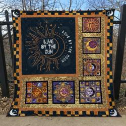 Hippie The Sun Quilt Blanket  Quilt and Home Decor
