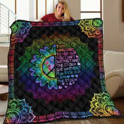 Hippie They Whispered To Her JM11 NTTH011298 3D Customized Quilt and Home Decor