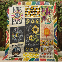 Hippie Vcb Quilt Derqnq and Home Decor