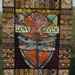 Hippie Who Love Bug U Quilt Hb and Home Decor