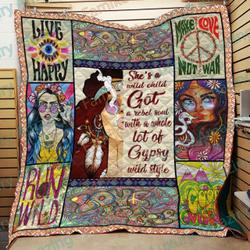 Hippie Wild Child Quilt and Home Decor