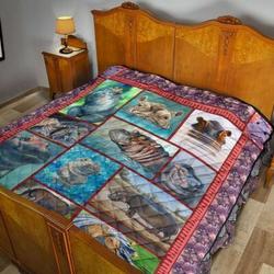 Hippo TTGG347 Awesome 3D Customized Quilt Hip and Home Decor