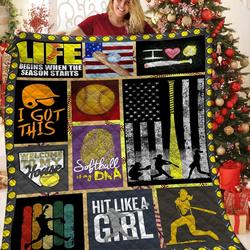 Hit Like A Girl Quilt Scv and Home Decor