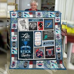Hockey 3D Customized Quilt Aki TUH42125 PLEN2407 and Home Decor