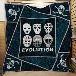 Hockey Cla030706 Quilt Blanket and Home Decor