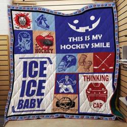Hockey Cla1610434Q Quilt Blanket and Home Decor