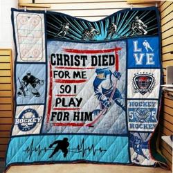 Hockey Is My Life CL22100260MDQ Quilt Blanket and Home Decor