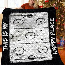 Hockey Quilt Rsv and Home Decor
