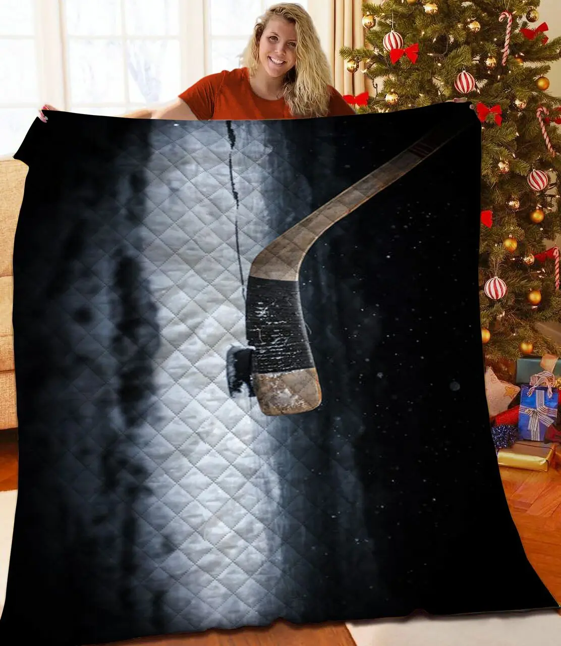 Hockey Quilt Rue and Home Decor