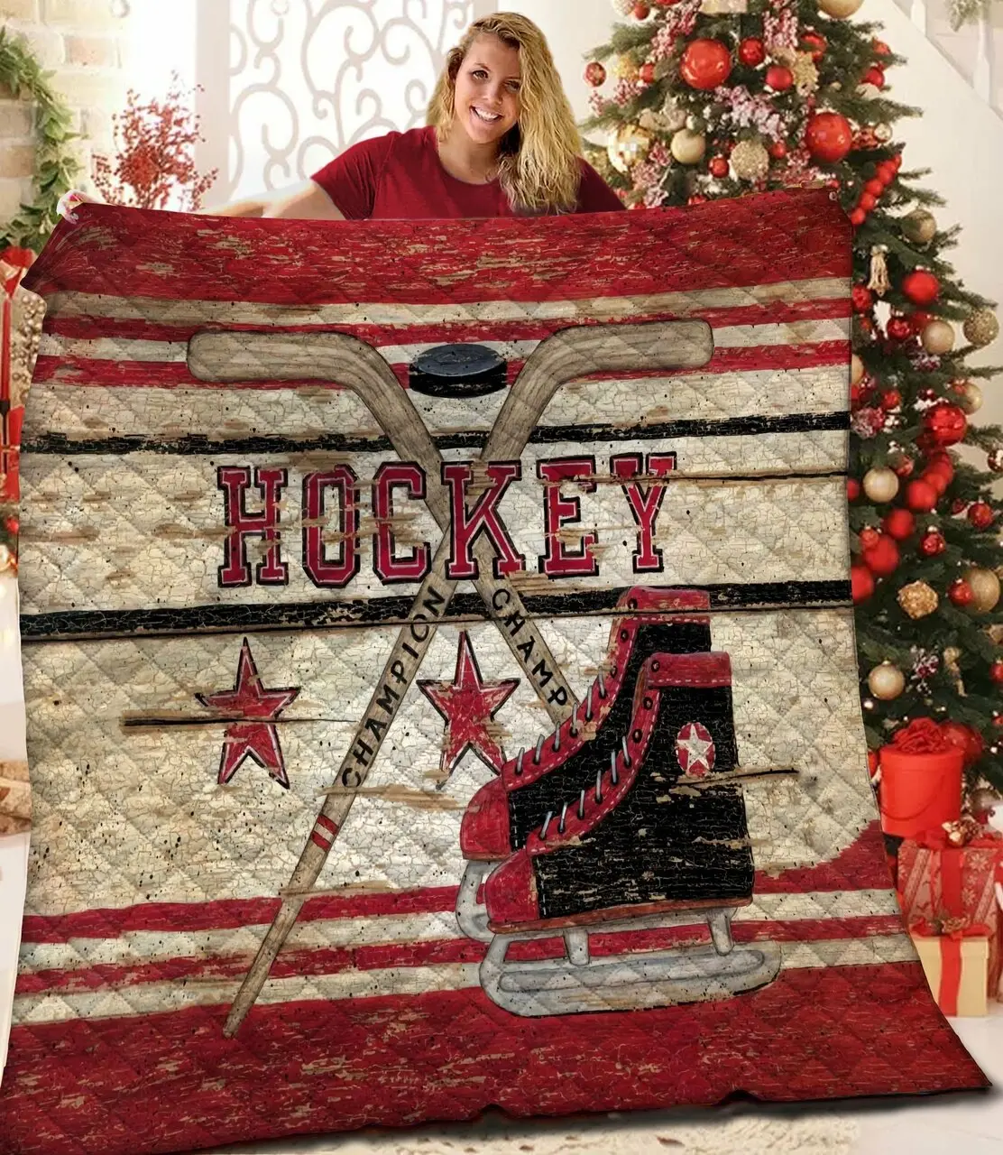 Hockey Quilt Rvs and Home Decor