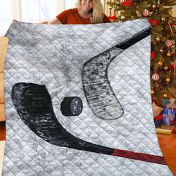 Hockey Quilt Rwc and Home Decor