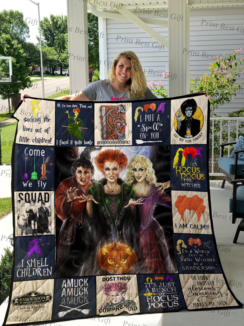 Hocus Pocus Poster Quilt 3 and Home Decor