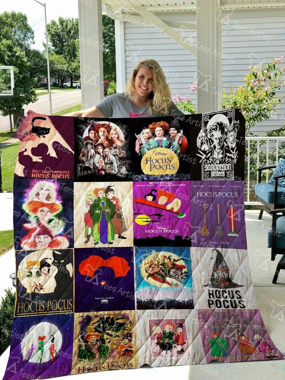 Hocus Pocus Quilt Blanket 0627 and Home Decor