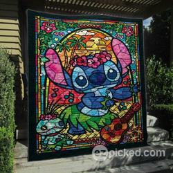 Hola Stich Quilt Blanket Vd14  Quilt and Home Decor