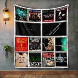Hollywood Undead Album Covers Quilt Blanket and Home Decor