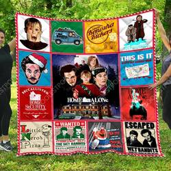 Home Alone Quilt Blanket and Home Decor