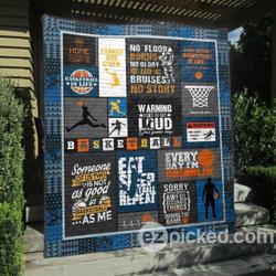 Home Is Where The Court Is Quilt Blanket Py68  Quilt and Home Decor