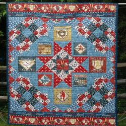 Home Run Quilt Blanket Qq26  Quilt and Home Decor