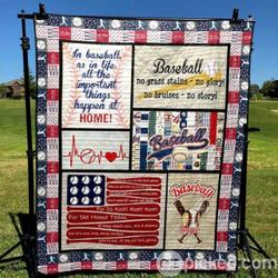 Home Run Quilt Blanket Ypm0  Quilt and Home Decor