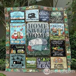 Home Sweet Home Away From Home Quilt Blanket Tm99  Quilt and Home Decor