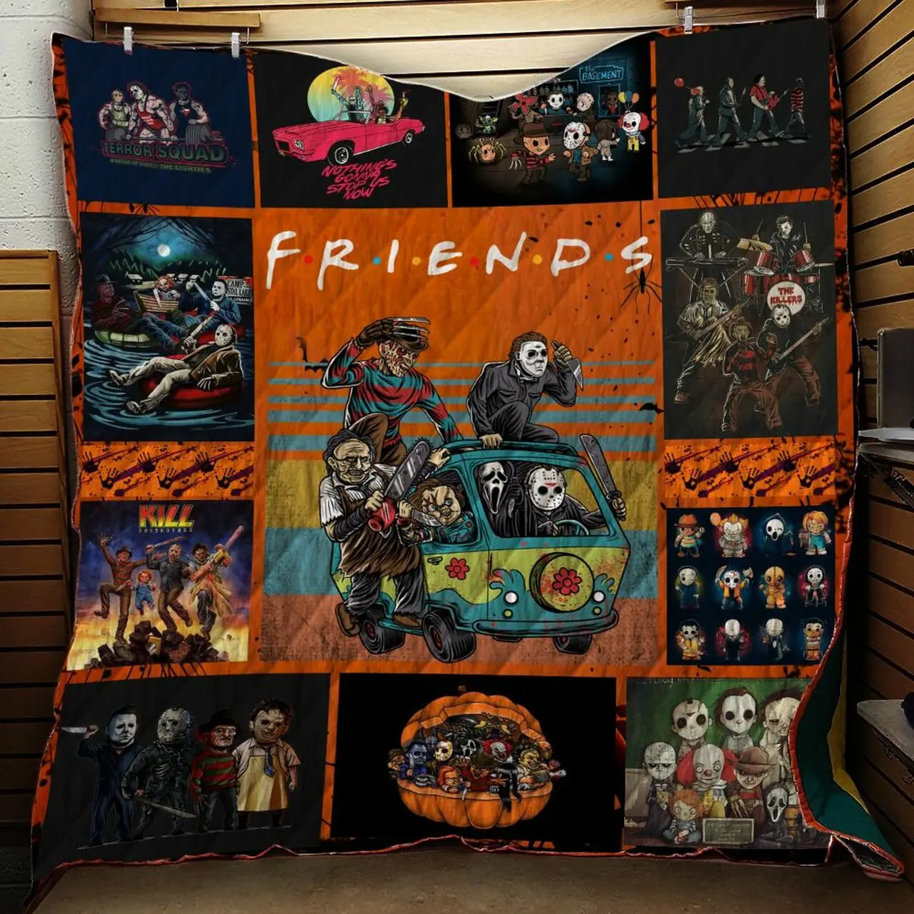 Horror Movies Quilt Blanket Bs1090 and Home Decor