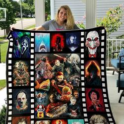 Horror Movies Quilt Blanket and Home Decor