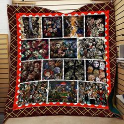 Horror Squad Quilt Blanket and Home Decor