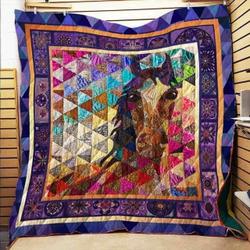 Horse Cla1610199Q Quilt Blanket and Home Decor