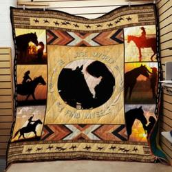 Horse Girl Cl22100263Mdq Quilt Blanket and Home Decor