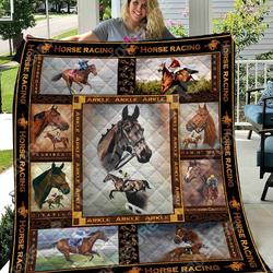 Horse Gopo Villa 3D Customized Quilt and Home Decor
