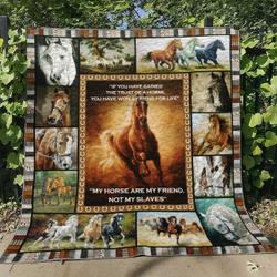 Horse Hn230713B Quilt Blanket and Home Decor