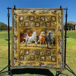 Horse Hur Quilt fd and Home Decor