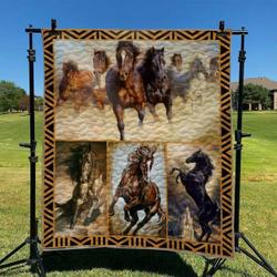 Horse Hur Quilt qc and Home Decor