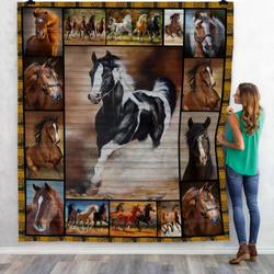 Horse L Best Gift V1 3D Customized Quilt and Home Decor