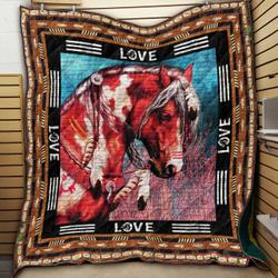 Horse Love For You Quilt Jkf and Home Decor