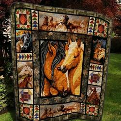 Horse Loved You Better Quilt Blanket Dhc0201201340Td and Home Decor
