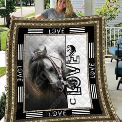 Horse Lovely V2 3D Customized Quilt and Home Decor