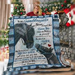 Horse MT V4 3D Customized Quilt and Home Decor