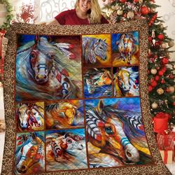 Horse NT2309162CL Quilt Blanket and Home Decor
