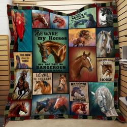 Horse Planket Quilt Pdi and Home Decor