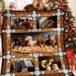 Horse Quilt Blanket Bbb0411218Nl and Home Decor