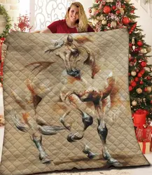 Horse Quilt Pht and Home Decor