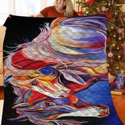Horse Quilt Plf and Home Decor