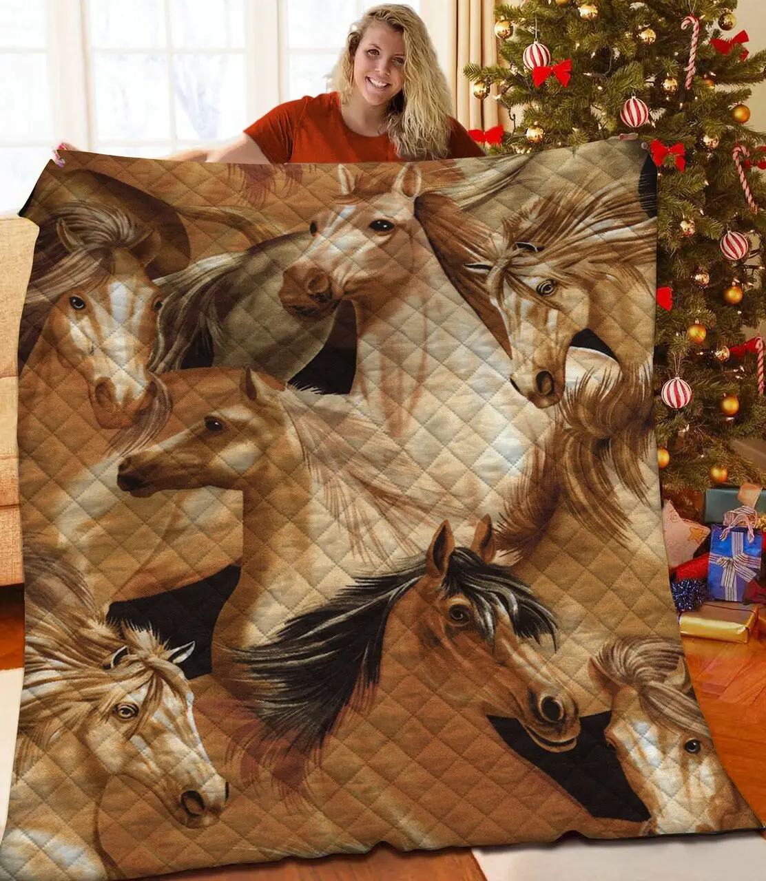 Horse Quilt Pnx and Home Decor