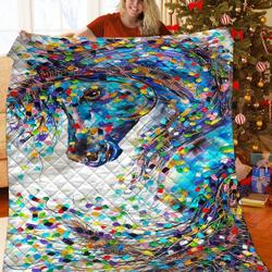 Horse Quilt Poh and Home Decor