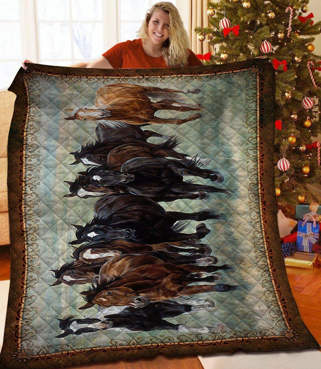 Horse Quilt Ppb and Home Decor