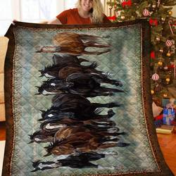 Horse Quilt Ppb and Home Decor