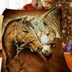 Horse Quilt Pqa and Home Decor