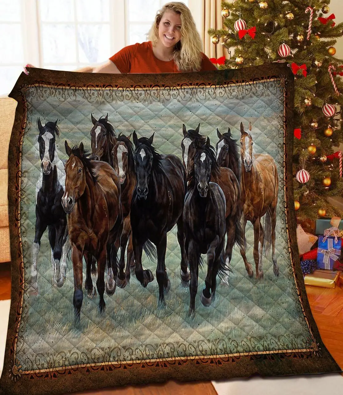 Horse Quilt Prj and Home Decor