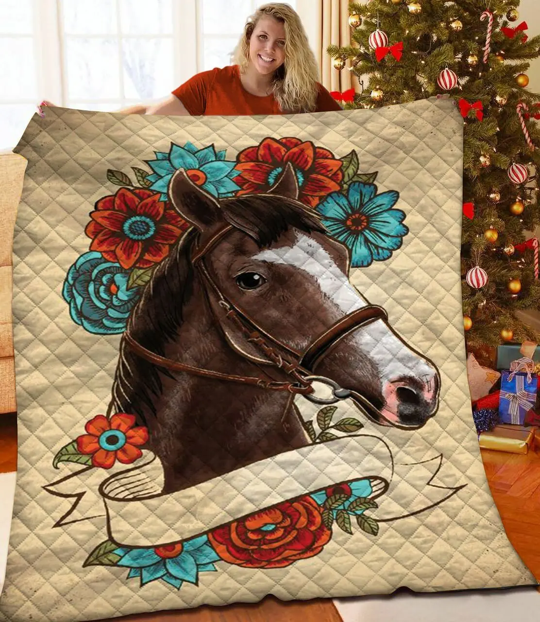 Horse Quilt Pth and Home Decor